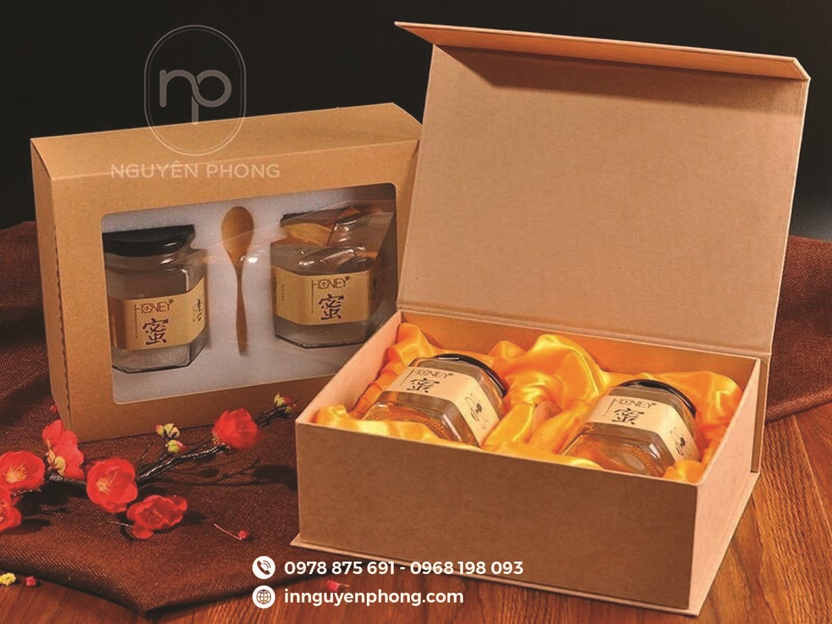 Hộp carton lạnh bồi giấy Kraft